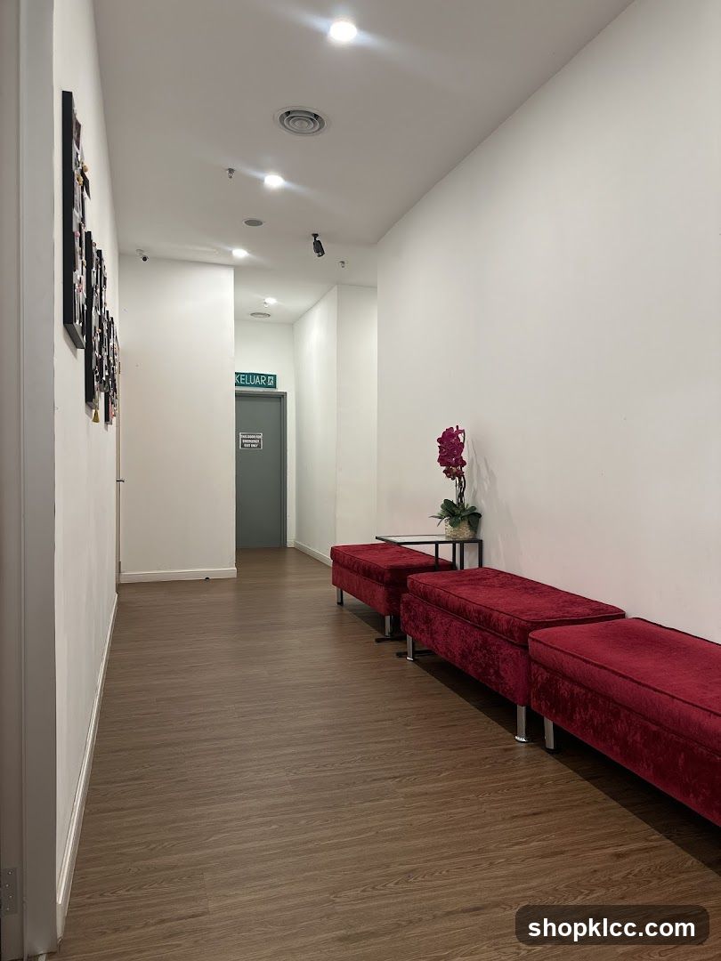 Hallway with Seating