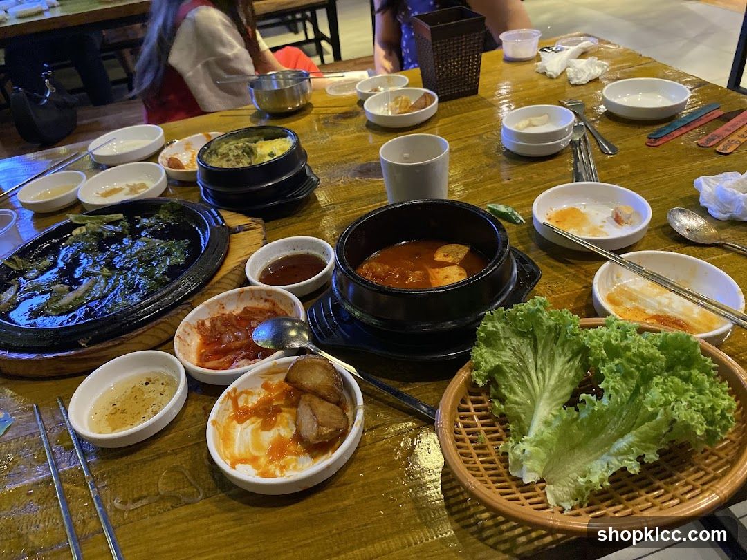 Korean Food Spread