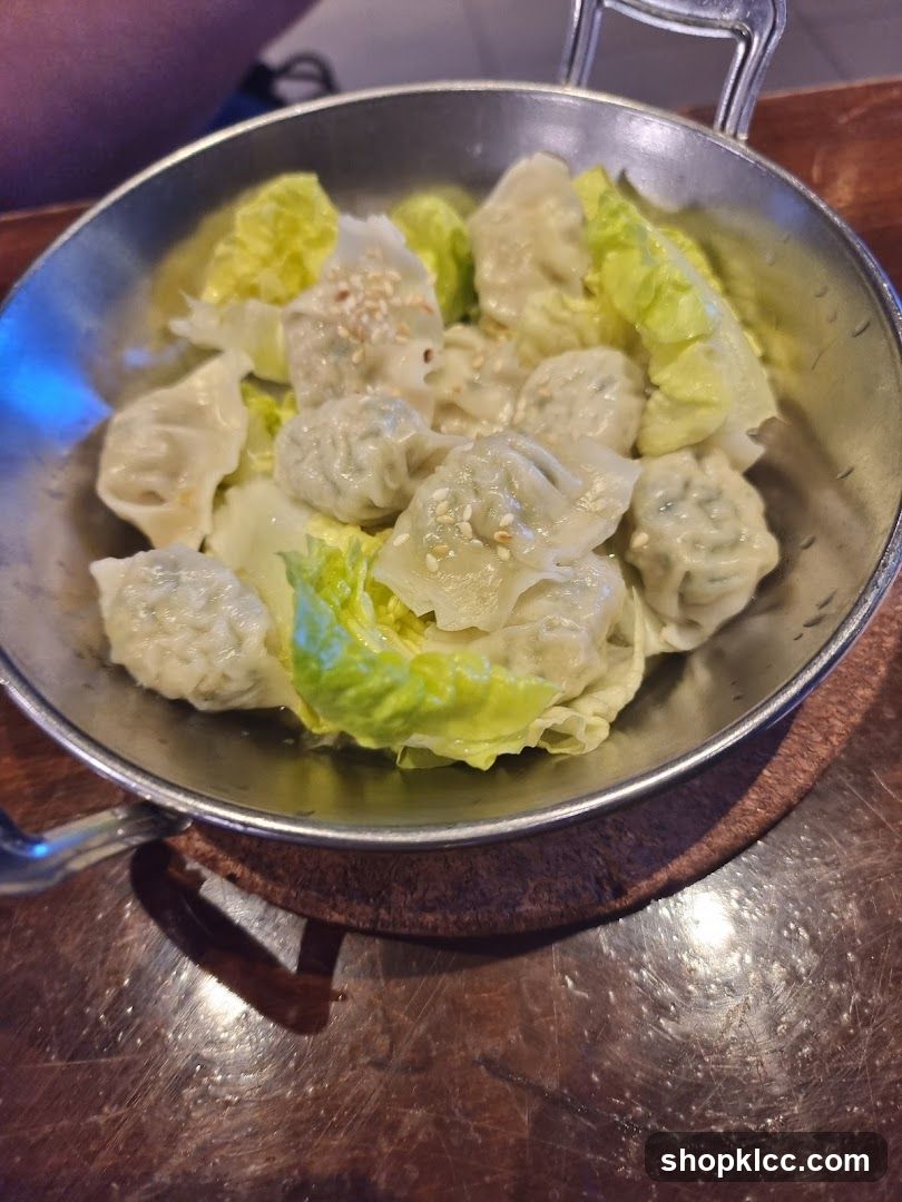 Dumplings with Lettuce