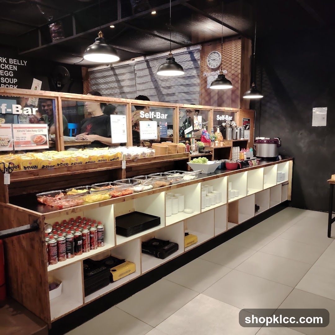 Self-Bar Food Display