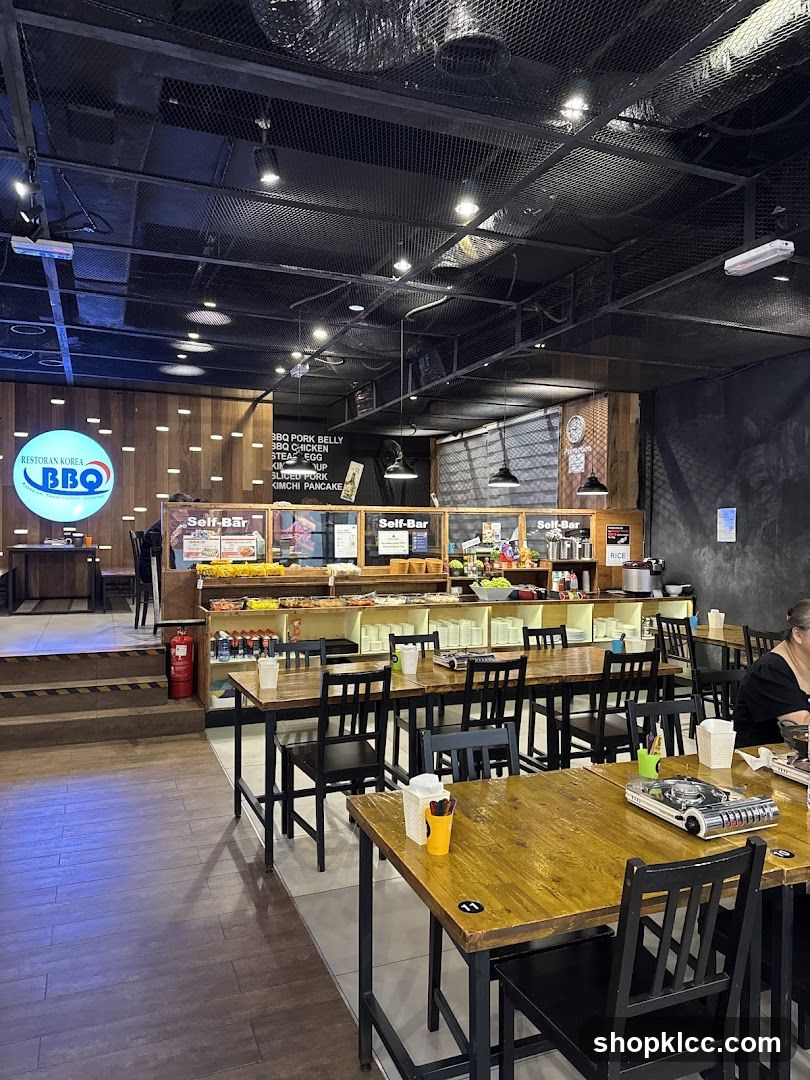 Korean BBQ Restaurant Interior
