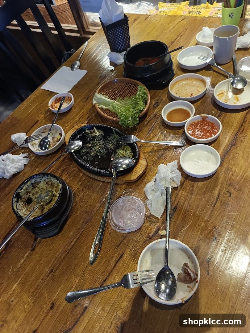 Messy Table After Meal