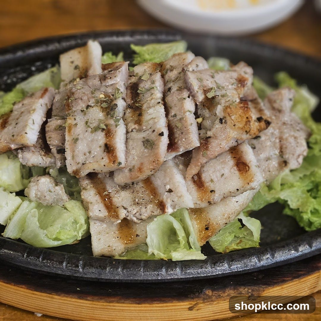 Grilled Pork Belly with Lettuce