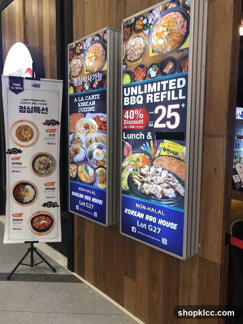 Korean BBQ House Promotions