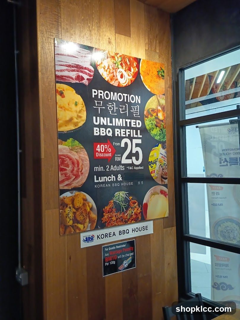 Korean BBQ House Promotion Poster