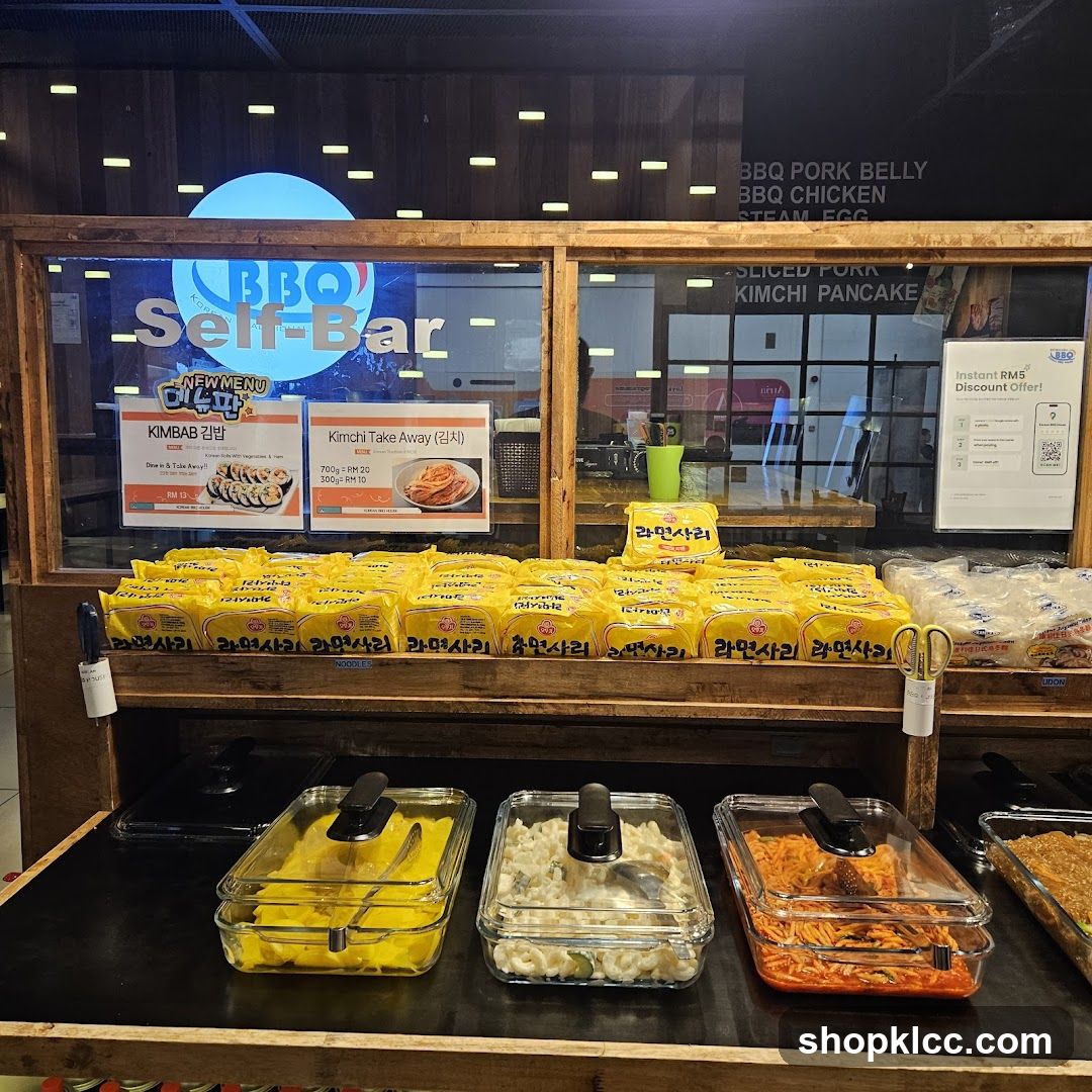 Korean BBQ Self-Bar Display