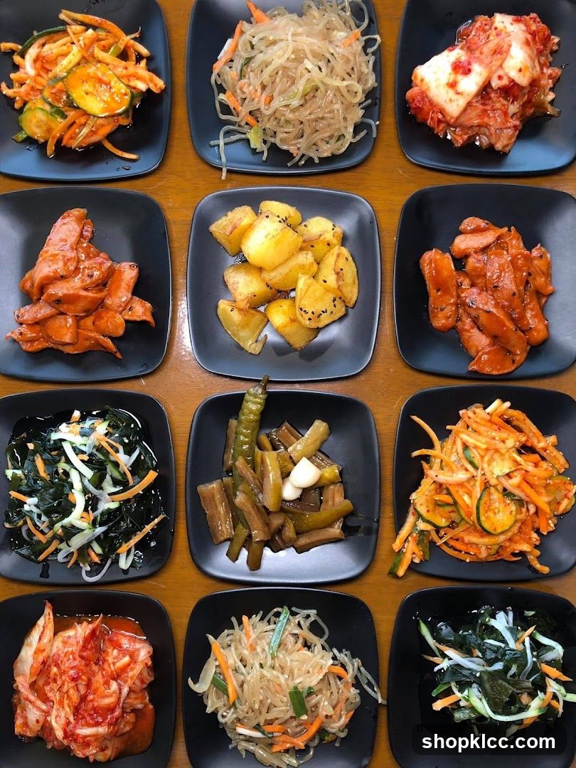 Assortment of Korean Side Dishes