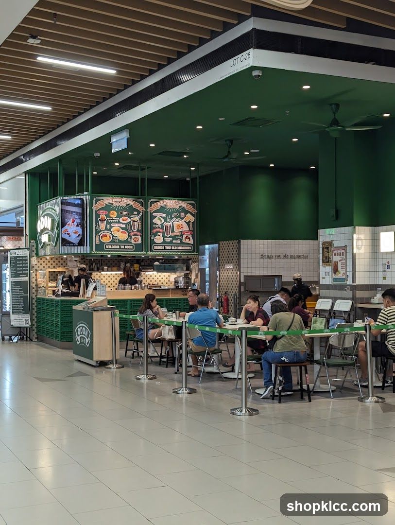 Restaurant Interior with Diners