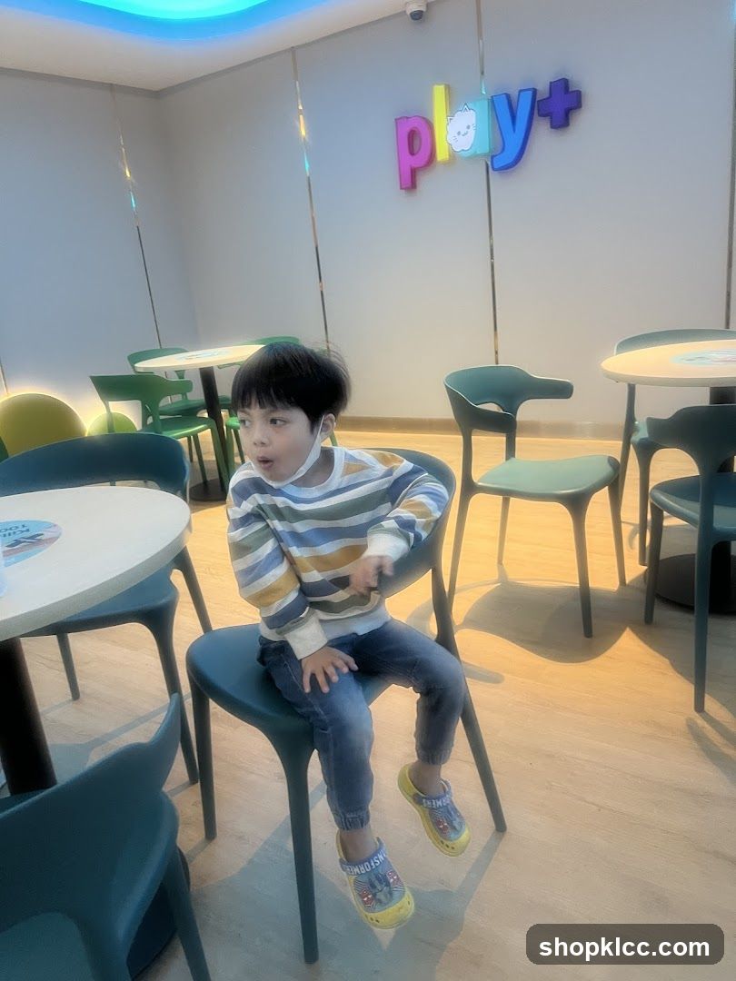 Child sitting at a table