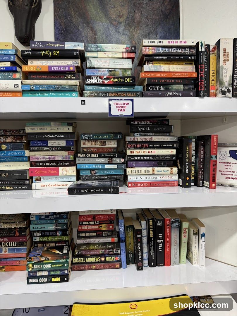 Books on Shelves