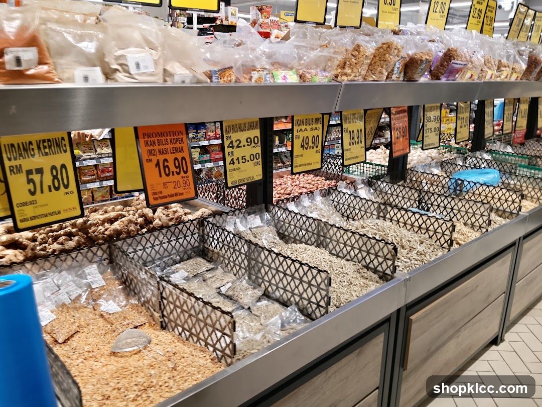 Dried Seafood Display