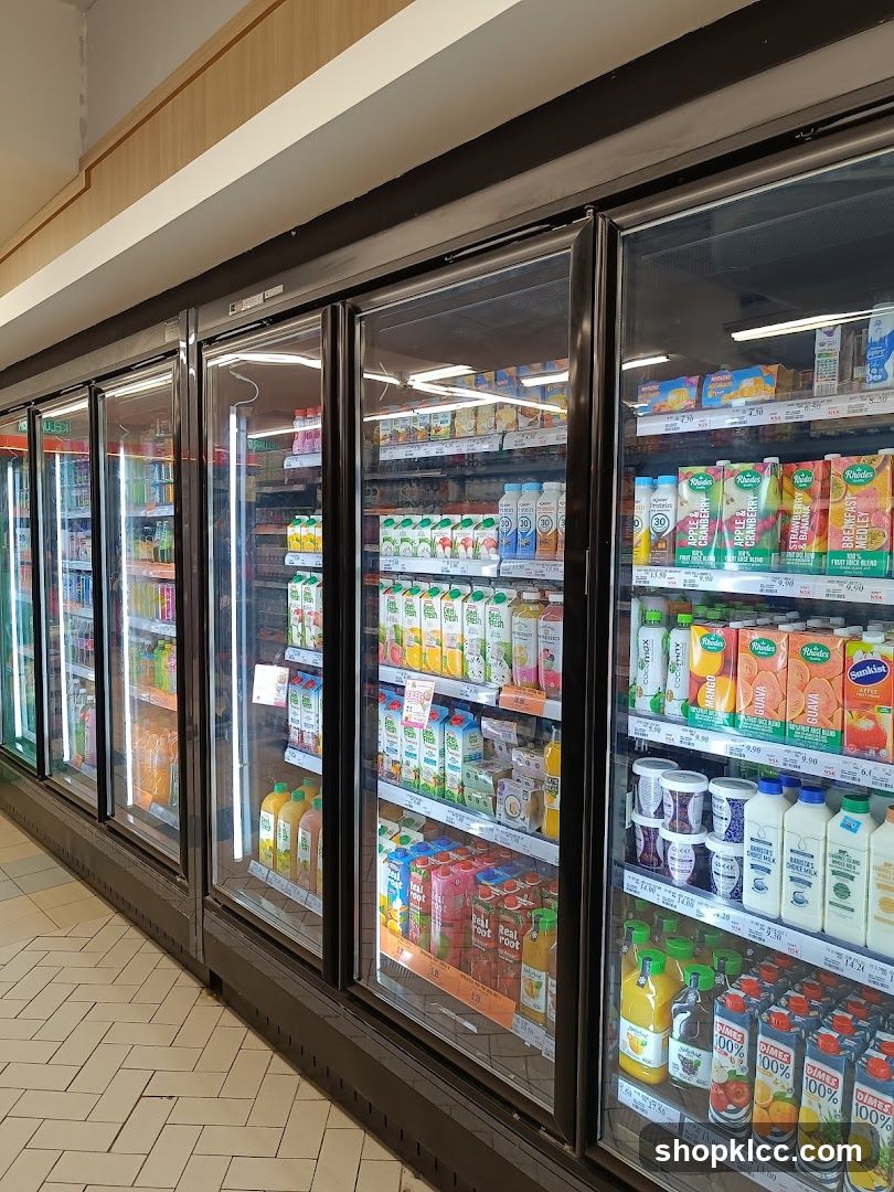 Refrigerated Drinks and Dairy Section