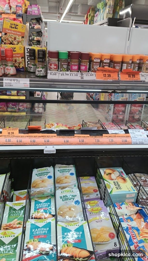 Frozen Food and Spices Aisle