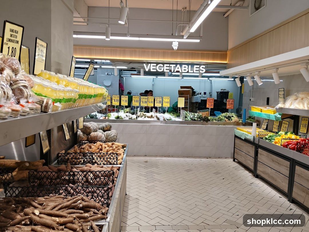 Supermarket Produce Section