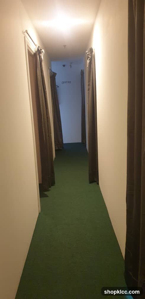 Hallway with Changing Rooms