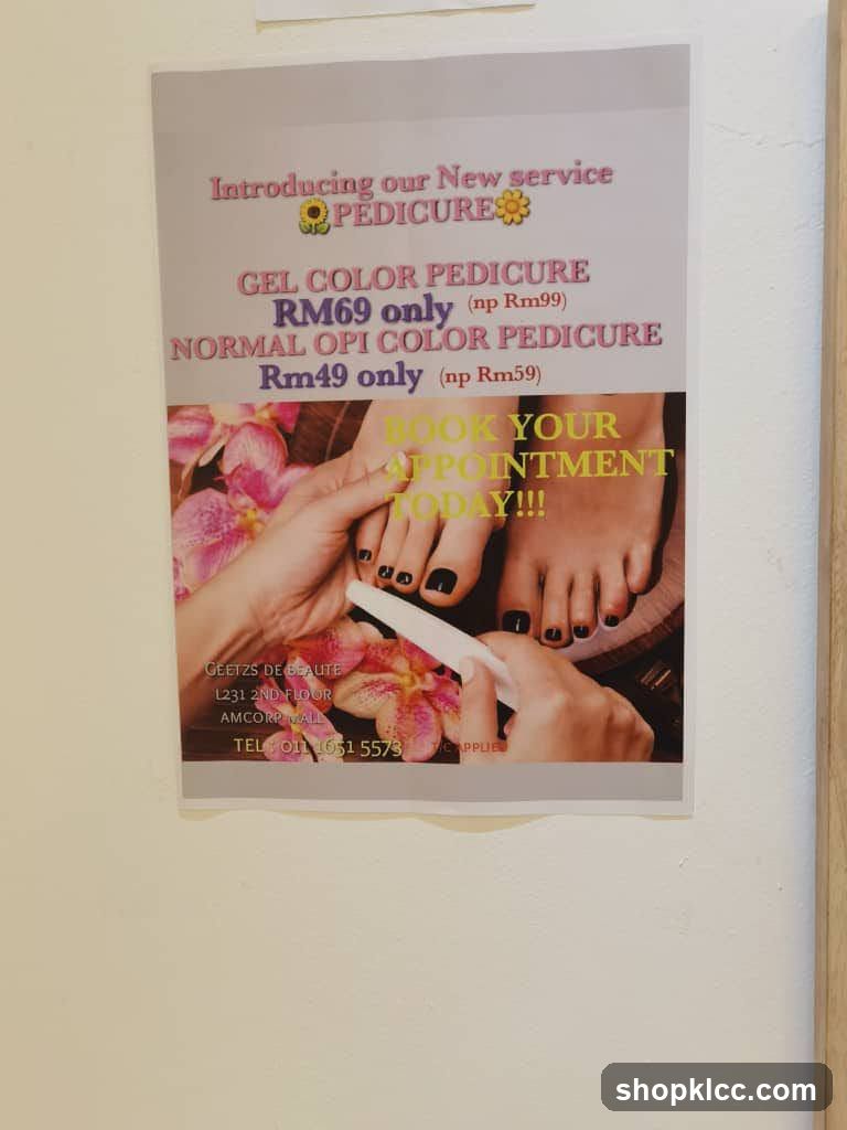 Pedicure Promotion