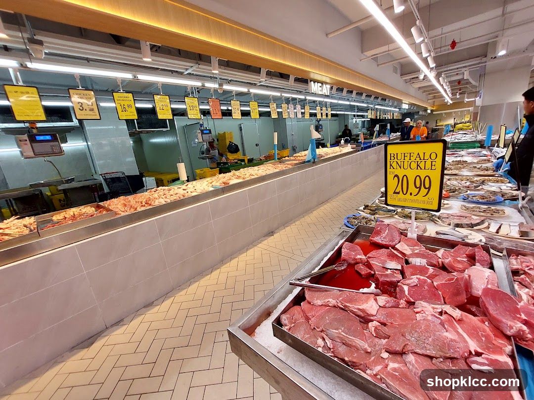 Meat and Seafood Display