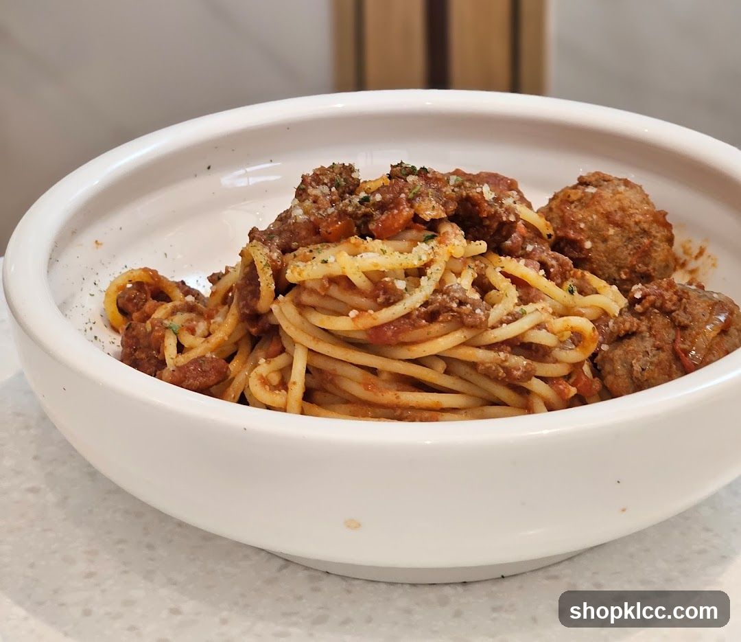Spaghetti and Meatballs