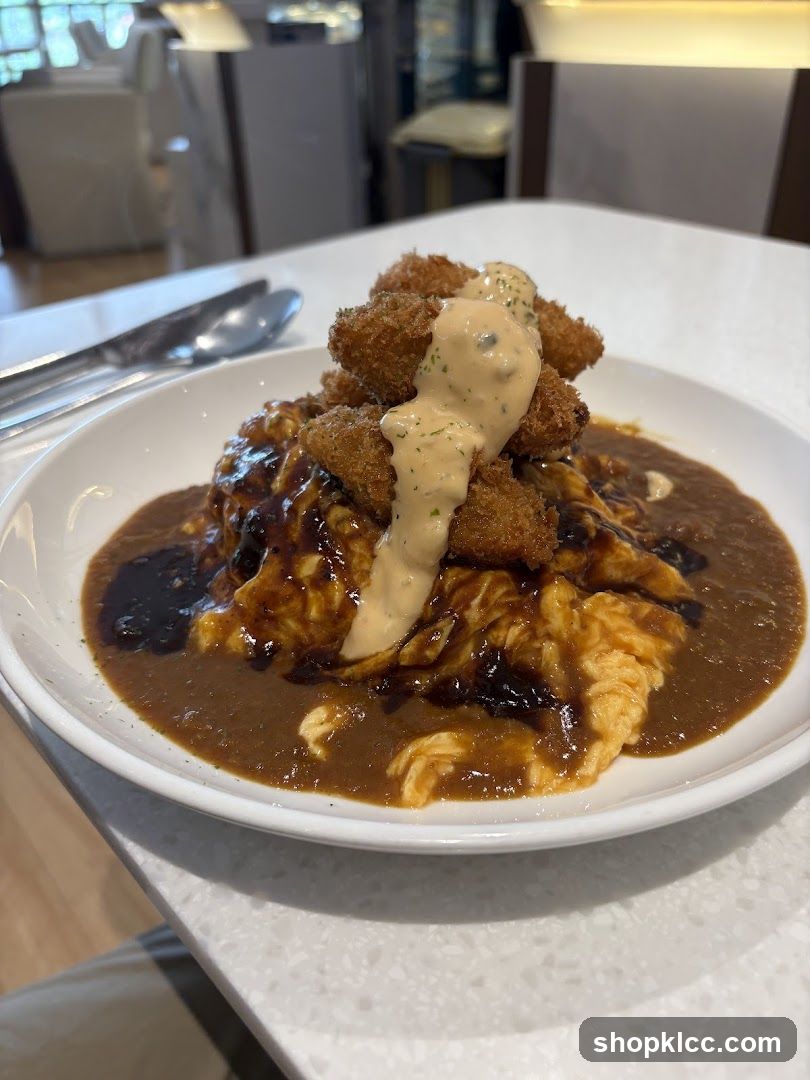 Omurice with Fried Oysters