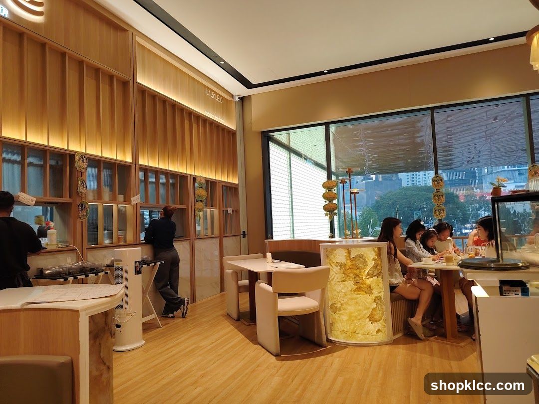 Restaurant Interior with Diners