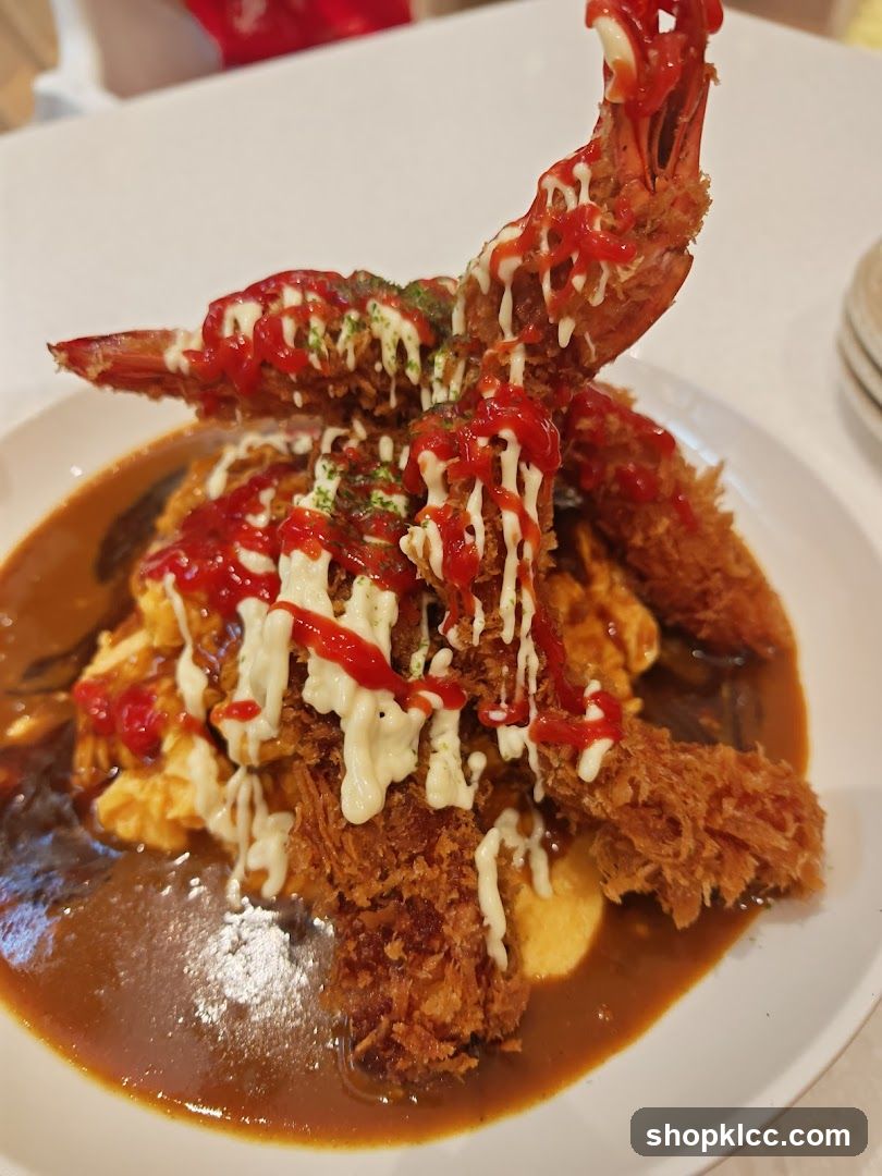 Fried Shrimp and Omelet Curry