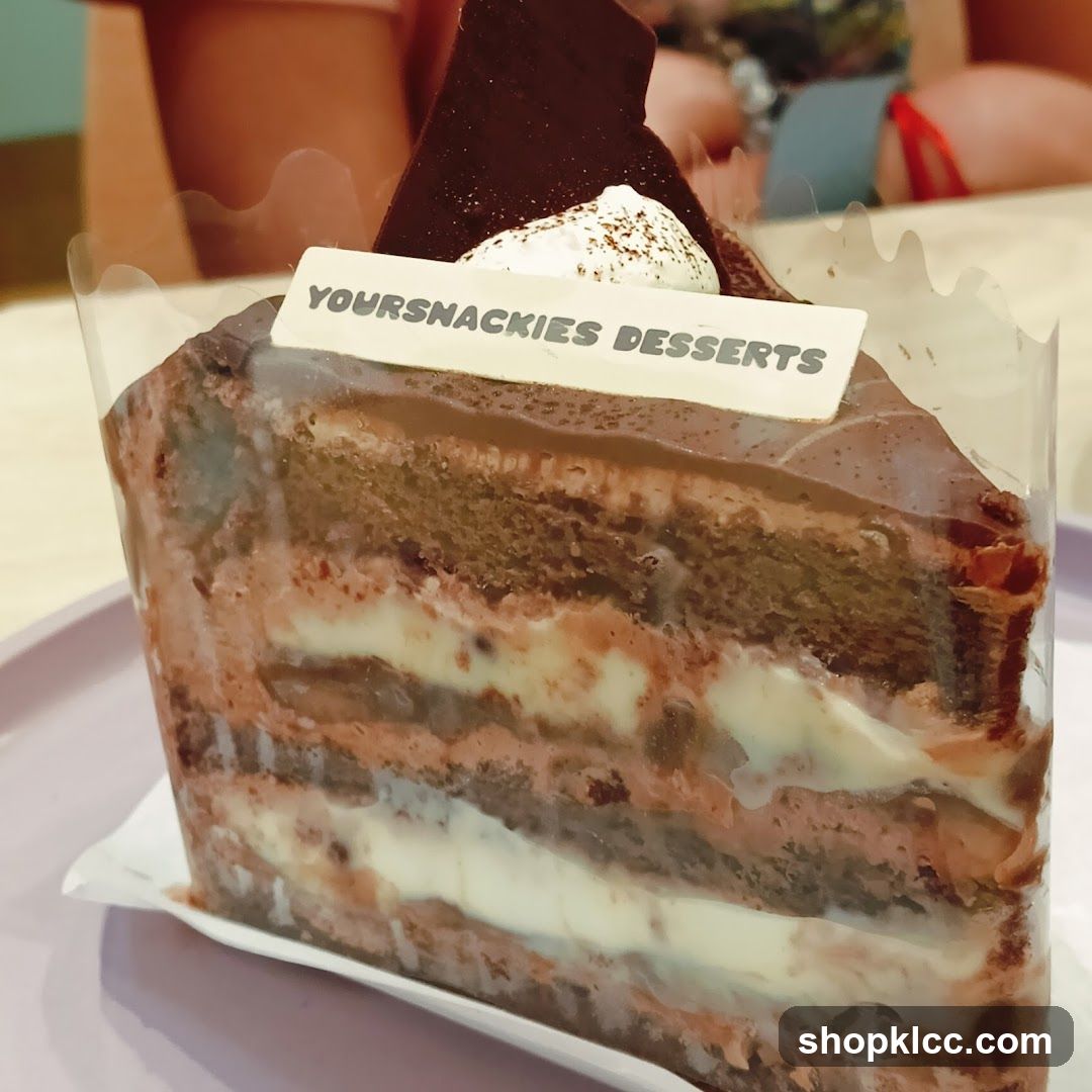 Chocolate Cake Slice
