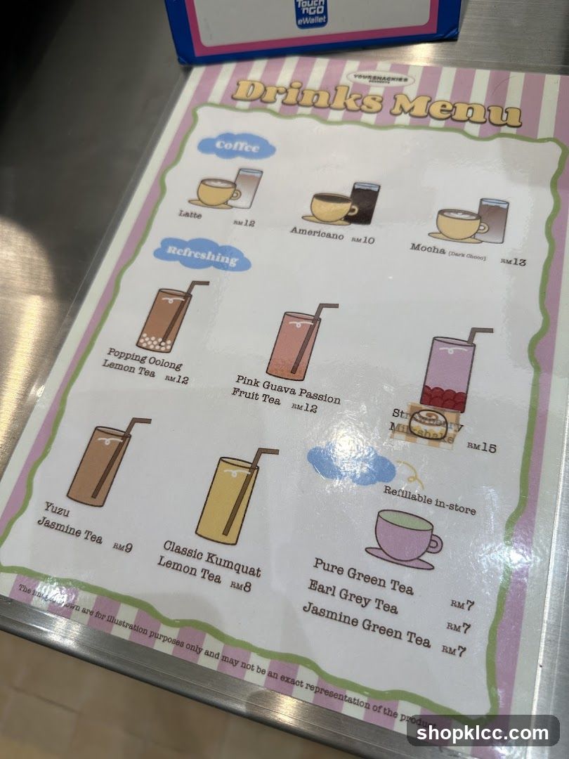Drinks Menu