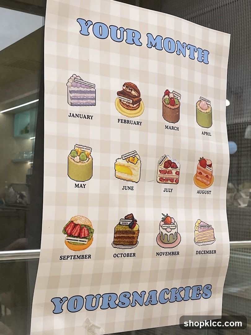 Dessert Calendar