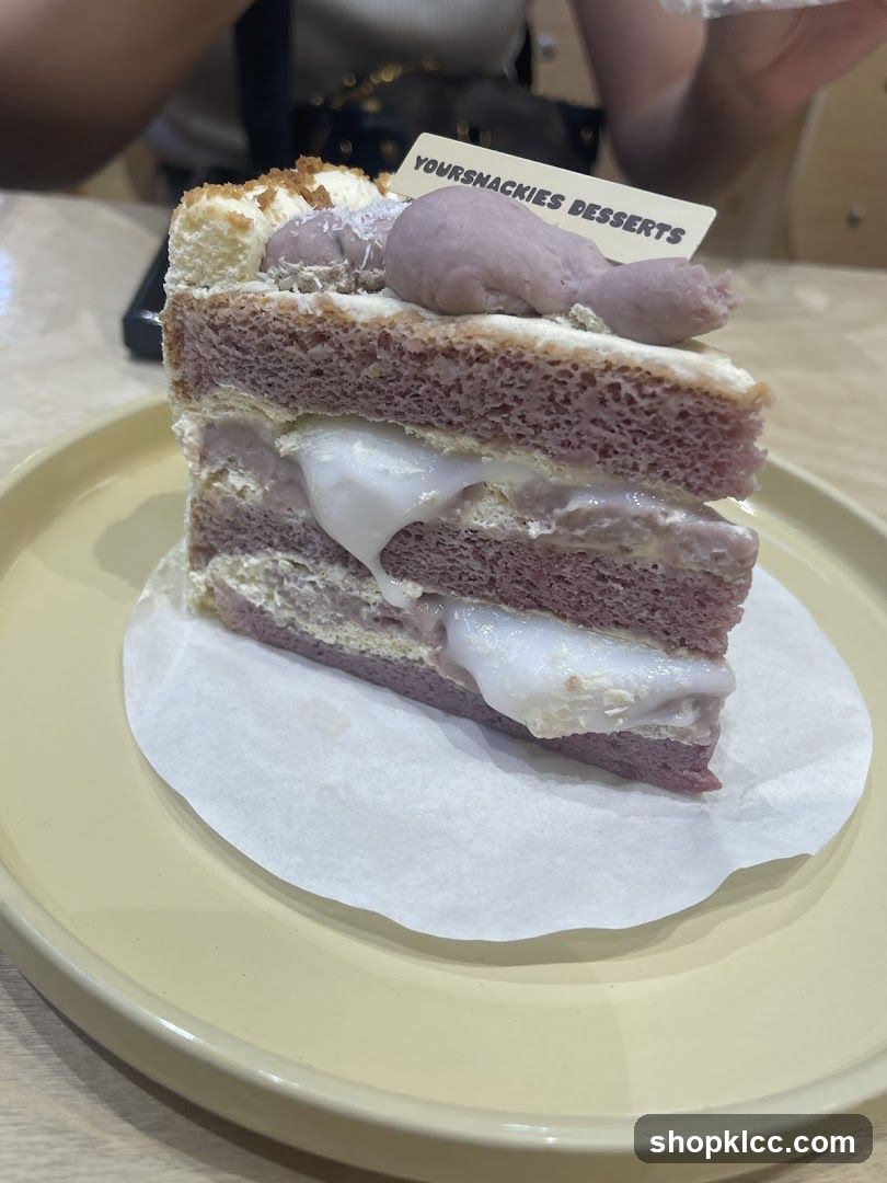 Taro Cake Slice