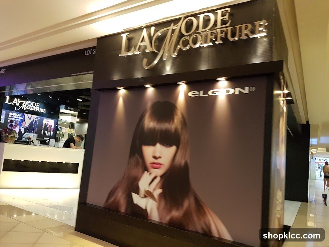 La Mode Coiffure Salon Advertisement