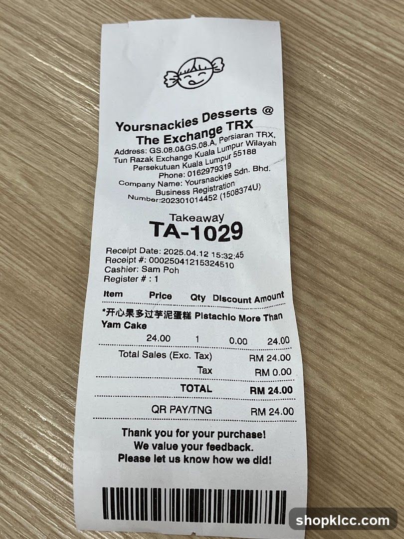 Yoursnackies Desserts Receipt