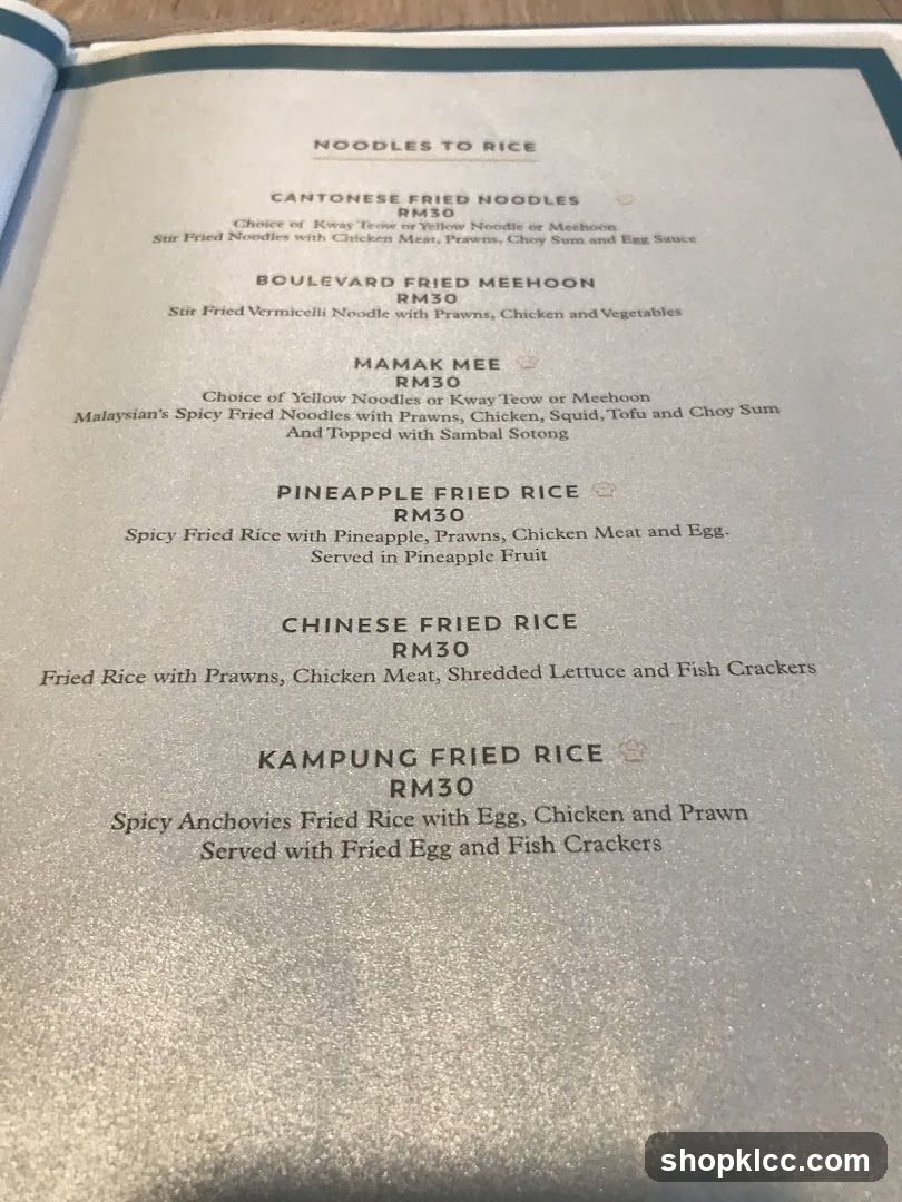 NOODLES TO RICE