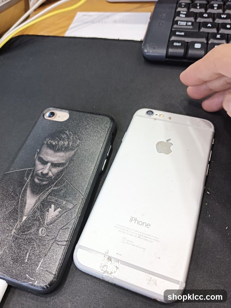 iPhone and Case