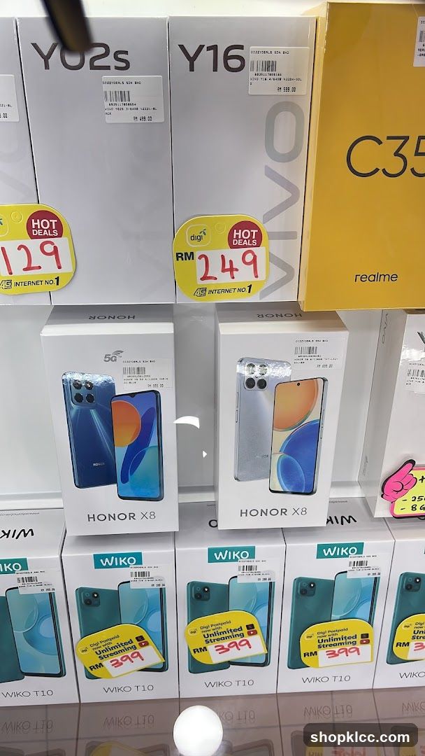 Mobile Phones on Display