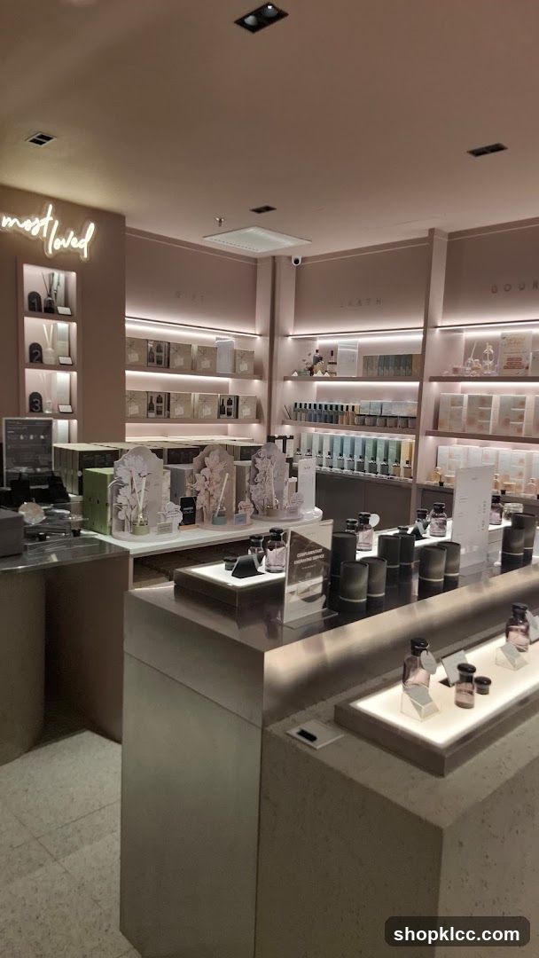 Interior of a retail store