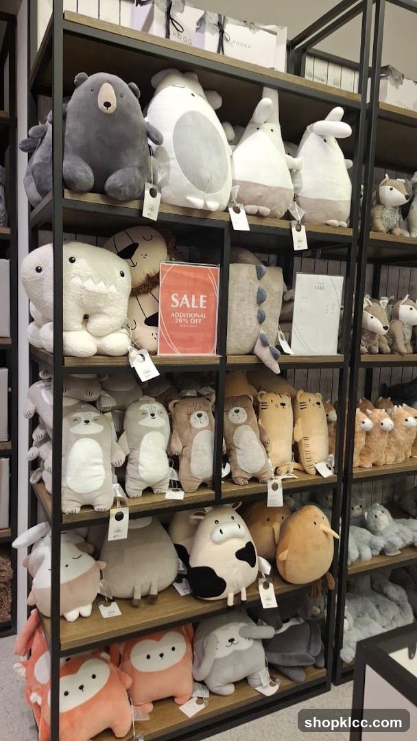 Plush Toys on Shelves