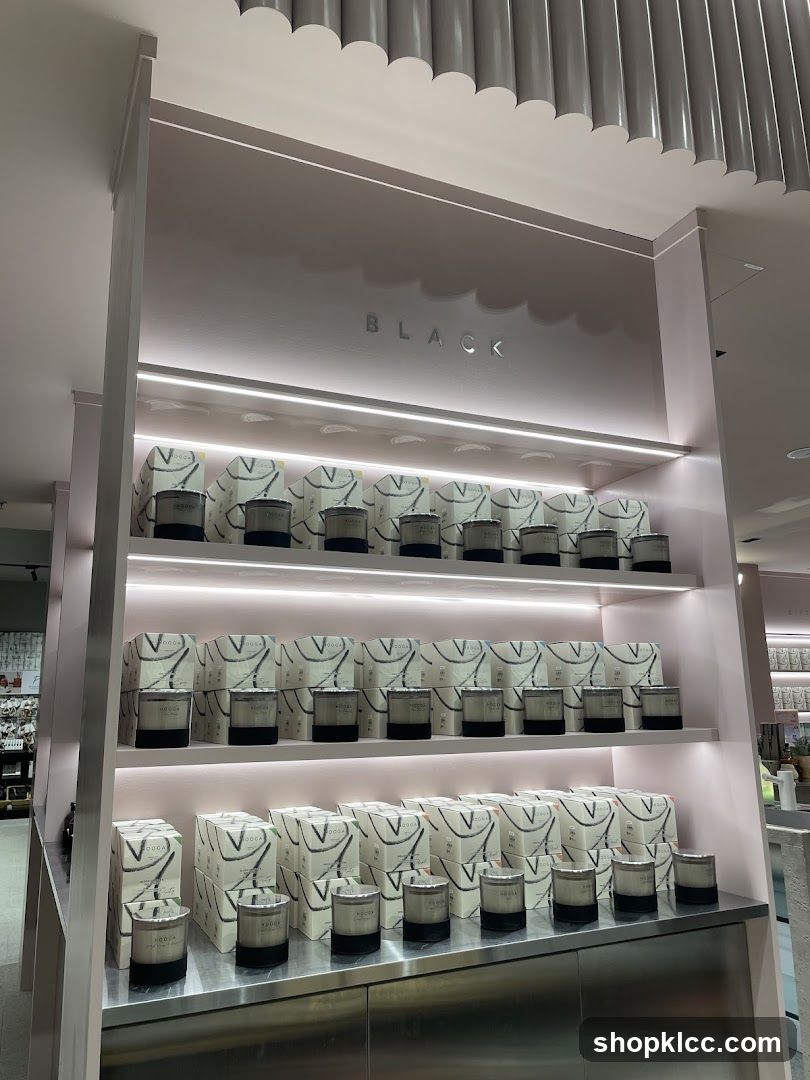 Candles on Display