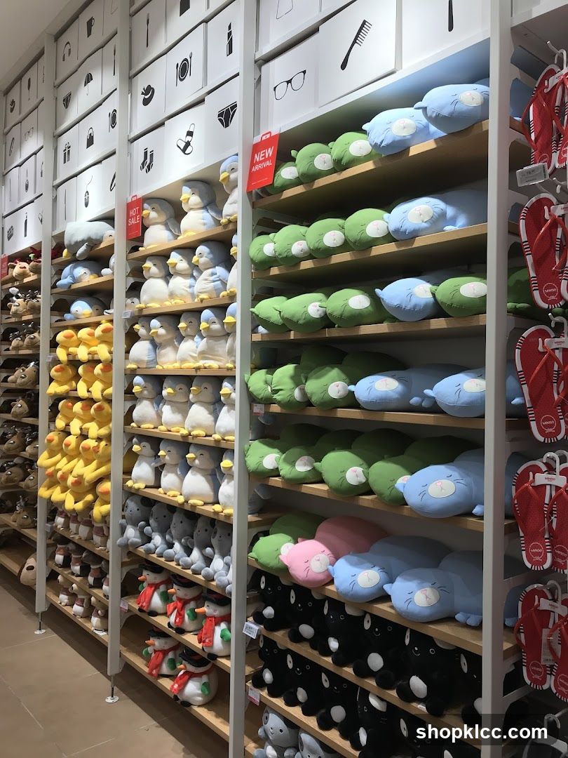 Plush Toys and Flip-Flops Display