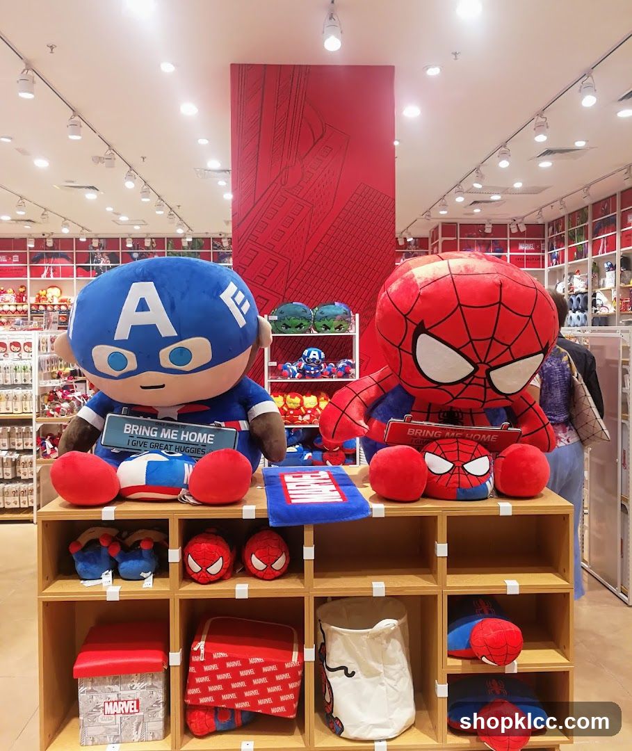 Marvel Merchandise Display