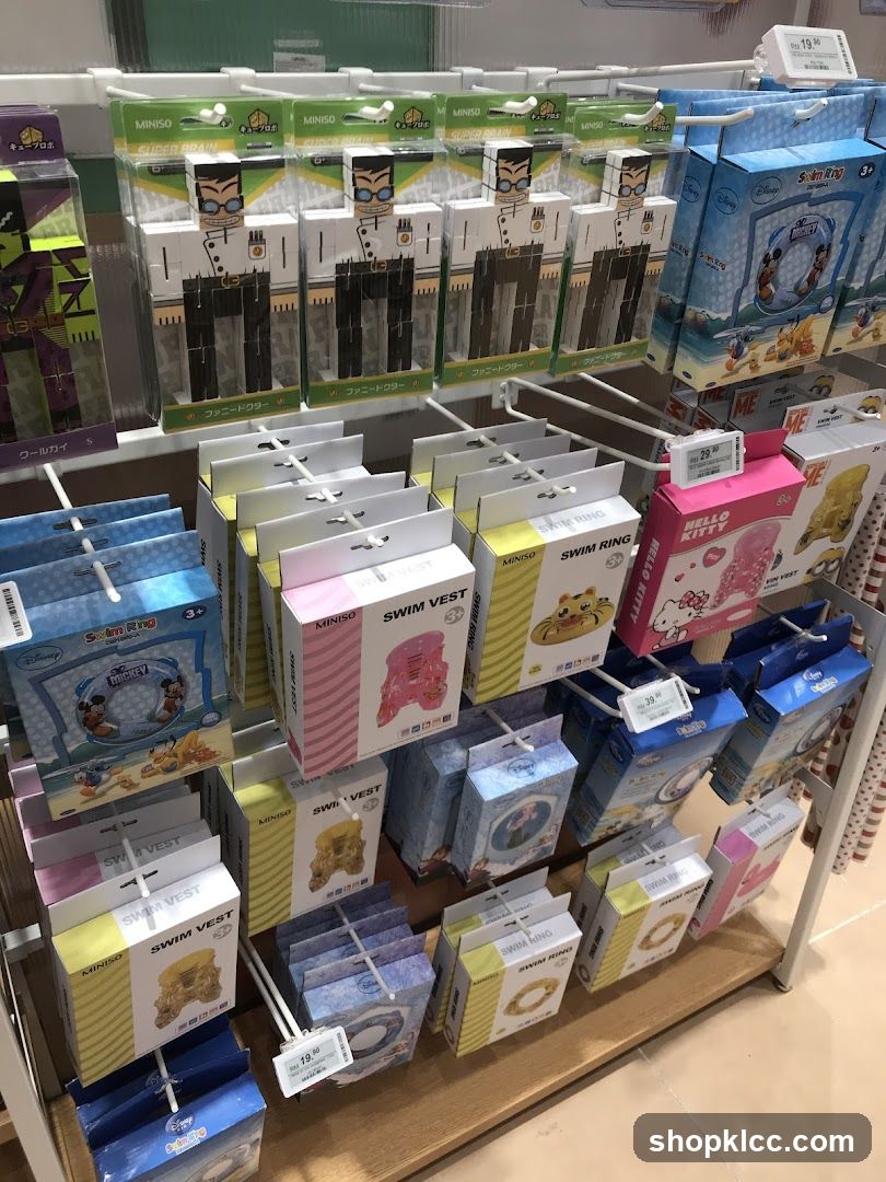 Store Display of Toys and Accessories