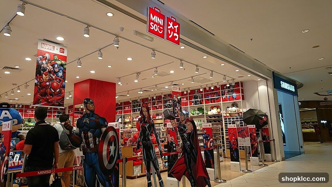 Miniso Store with Marvel Merchandise