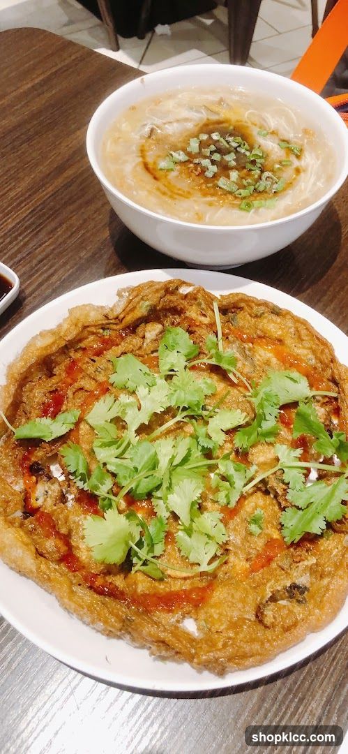 Oyster Omelet and Soup