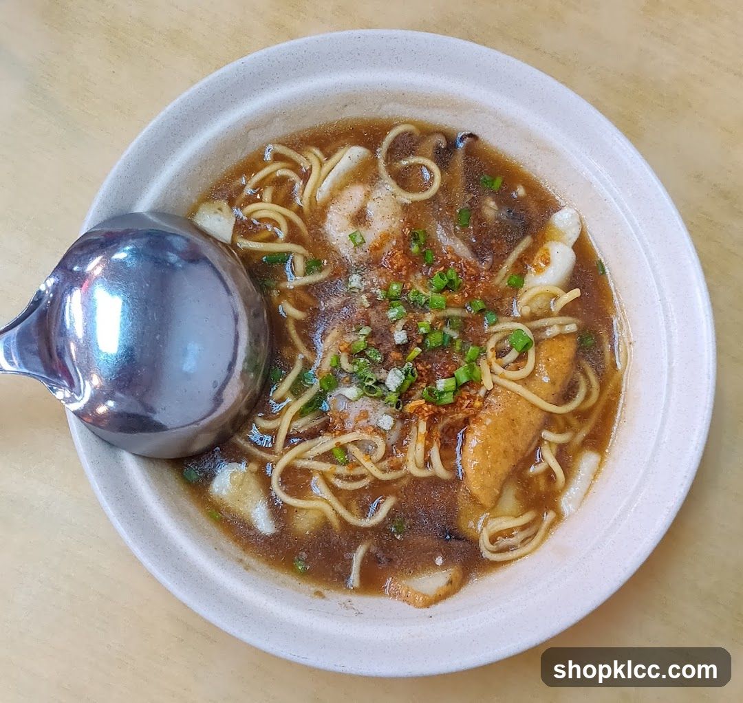 Noodle Soup with Seafood and Tofu