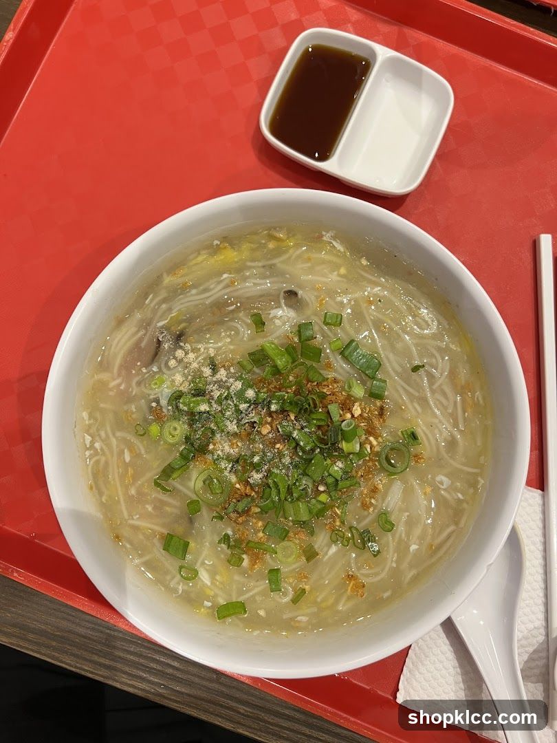 Noodle Soup with Garnish