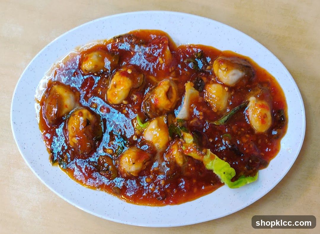Oysters in Chili Sauce