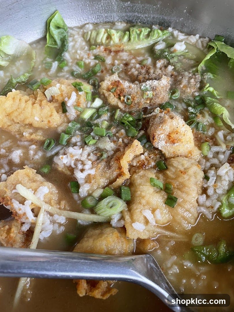 Congee with Fried Fish