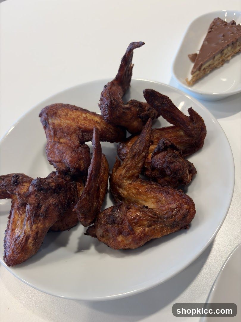 Chicken Wings and Dessert
