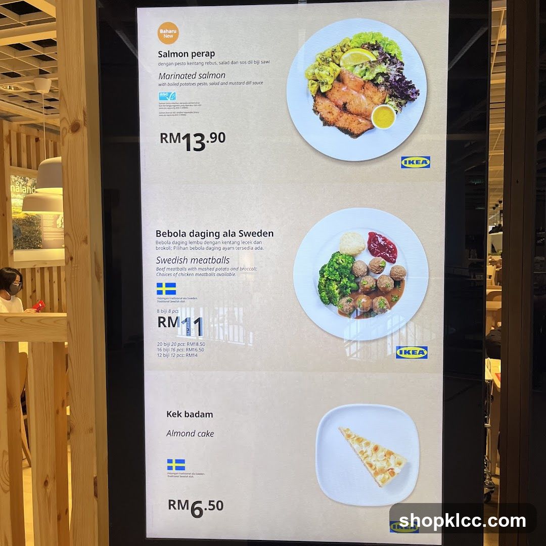 IKEA Menu