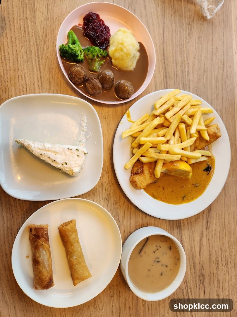 Assortment of Food Dishes