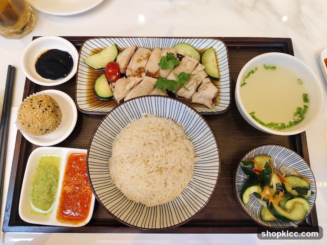 Hainanese Chicken Rice Set